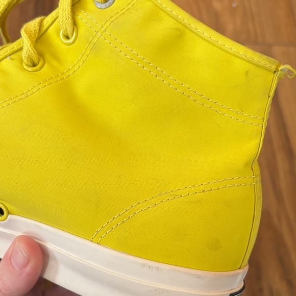 Converse Jack Purcell High-top Sneakers in yellow - Picture 12 of 17
